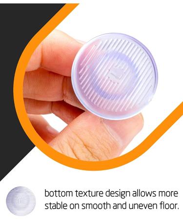 YUBRO Clear High Heel Protectors - 3 Sizes Soft Covers for Grass & Uneven Floors - Buy Online on GoSupps.com