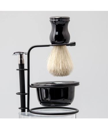 Premium Generic Shaving Set with Soap Dish & Manual | International Shipping Available - Buy Online on GoSupps.com