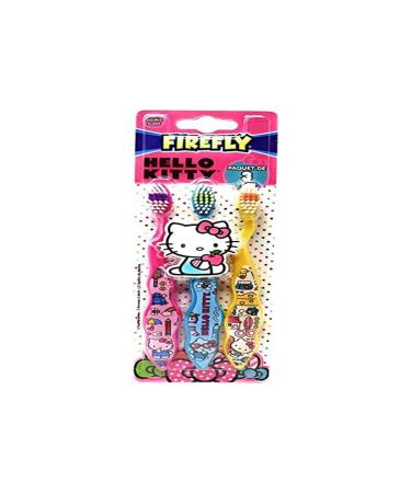 Firefly Hello Kitty Toothbrushes (3), 3 Count