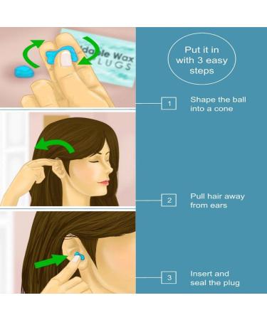 Soft Silicone Ear Plugs - Reusable Waterproof Earplugs for Swimming & Bathing | 2 Pcs/Box - Buy Online on GoSupps.com