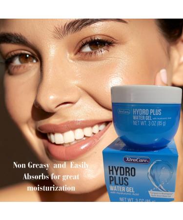 1 pack - Hydro Plus Water Gel with Hyaluronic Acid Lightweight Moisturizing Face Gel for Hydration & Smooth Skin Non-Greasy Fast-Absorbing Formula 3 oz - Buy Online on GoSupps.com