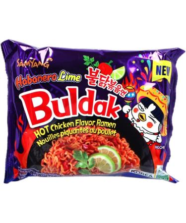 SY samyang Buldakk Habanero Lime Hot Chicken Flavor Ramen 675g (135gX5) by Samyang - Buy Online on GoSupps.com