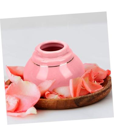 Healeved Storage Bottle Cans Ceramic Chinese Medicine Powder Jar Cream Jars for Travel Portable Jar for Storing Cream Lotion Sub Bottle Cream Sample Jar Ointments Jars Travel Sub Bottle 6x5.5cm Pink - Buy Online on GoSupps.com