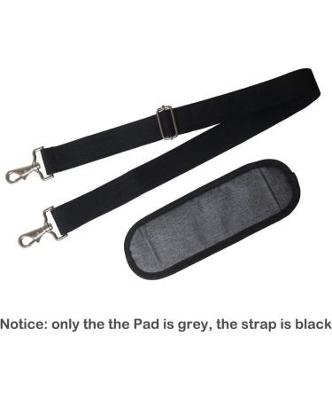 Jakago 60 Adjustable Shoulder Strap for Bags - Ventilated Non-Slip Cushion 4.5cm Wide Up to 155cm Long (Gray) - International Shipping Available - Buy Online on GoSupps.com