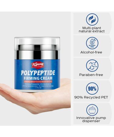 IGAME Polypeptide Firming Cream - Enhance Skin Elasticity Improve Barrier Sensitive Skin - 1.7 Fl.Oz - Buy Online on GoSupps.com