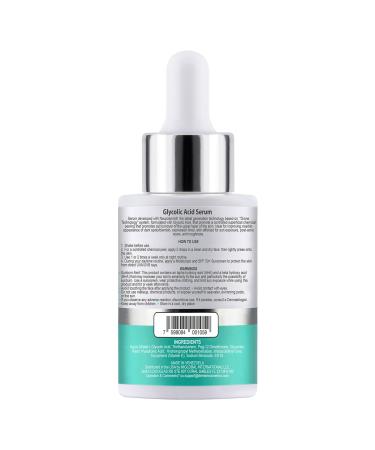 Dernier Glycolic Acid Serum 5% with Hyaluronic Acid 1% - Face Dark Spot Treatment Hyperpigmentation Exfoliant Resurfacing Brightening Glow Moisturizer Redness Hydrating Facial Peeling Women (1 fl oz) - Buy Online on GoSupps.com