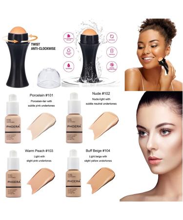 6-Piece Matte Liquid Foundation Set | Full Coverage Face Primer Brushes & Sponges | International Shipping - Buy Online on GoSupps.com