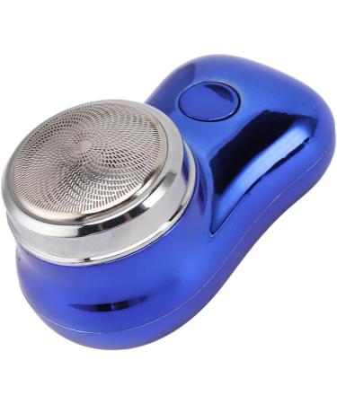 DAUZ Electric Beard Cutter | Mini Beard Trimmer with Stainless Steel Blades & Long Battery Life | 400mAh - Polished Electroplated Blue - Buy Online on GoSupps.com