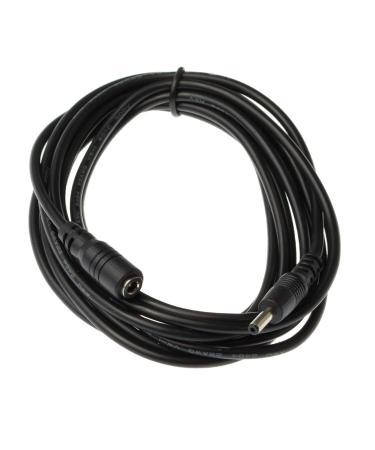 Buy Kingfisher Technology 3M Extension Cable - 2A Female to Male DC Charging Cable for Rechargeable Body Wall Massage Devices - Durable Black Connector - Buy Online on GoSupps.com