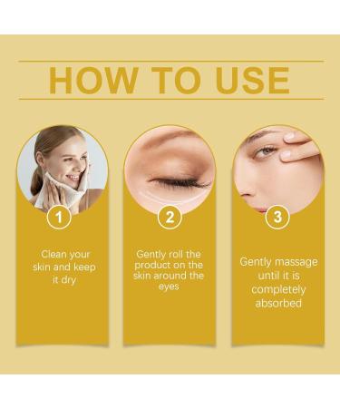 Rubu22a Eye RollOn cooling eye serum against wrinkles and circles around the eyes antiaging eye care 2 x 10 ml 003 ml 300er Pack - Buy Online on GoSupps.com