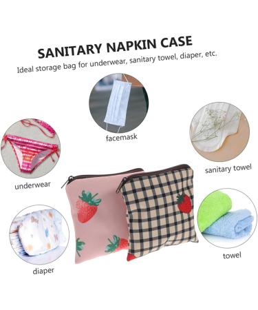 Buy Healeved 8 STK Storage Bags for Women's Bandages & Makeup | Water-Repellent Polyester Card Holder & Tampon Bag - Ideal for Travel - Buy Online on GoSupps.com