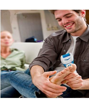 Nature Tech Pedi Electronic Pedicure Foot File - Callus Remover and Shaver with Extra Mineral Pumice Stone Roller Head - Immediate Results for Dry Feet & Cracked Heels - Men & Women (Aqua) - Buy Online on GoSupps.com