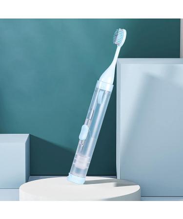 VISIBLURRY Travel Toothbrush Set - Foldable & Comfortable Tooth Cleaning Solution | Perfect for Excursions Camping & Business Trips - Buy Online on GoSupps.com