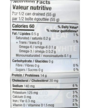 Clover Leaf Sockeye Salmon Wild Red Pacific- 213g 24 Count - Canned Salmon & Solid White Albacore Tuna in Water - 85g 24 Count - Canned Tuna Canned Salmon+Albacore Tuna in Water - Buy Online on GoSupps.com