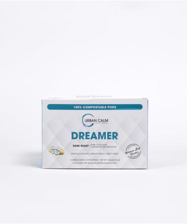 Dreamer (Dark Roast) | 100% Compostable Single Serve K-Cup Coffee Pods | 12 Count for Keurig Coffee Makers | Single Origin (Colombia) | Women-Led Farms