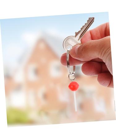 30 Pcs Lollipop Pendant Jewlery Lollipop Shape Keychain Pendants Lollipop Keychain Pendants Earrings 1.5X1.5X4.5CM Red - Buy Online on GoSupps.com