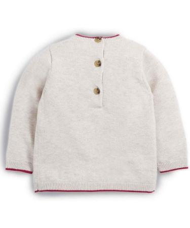 Mamas & Papas Knitted Christmas Reindeer Jumper for Newborn - 100% Cotton - Buy Online on GoSupps.com