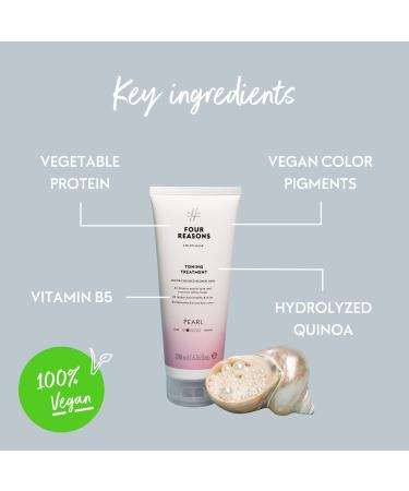 Color Mask Pearl Blond: Toning Treatment for Color-Treated Hair - 200ml | Vegan & Cruelty-Free | Semi-Permanent Dye | 23 Colors Available - Buy Online on GoSupps.com