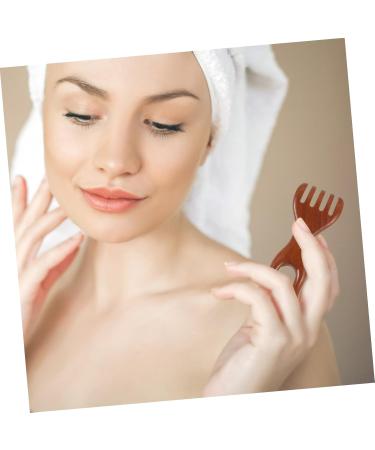 Fomiyes Wooden Wide Tooth Comb for Curly Hair | Women's Hair Care & Scalp Massager - Buy Online on GoSupps.com