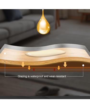 Wood Floor Polish - 500ml Powerful Wood Floor Luster Booster | Household Floor Cleaners With Natural Plant Oil Leaves Protective Layer Lambo - Buy Online on GoSupps.com