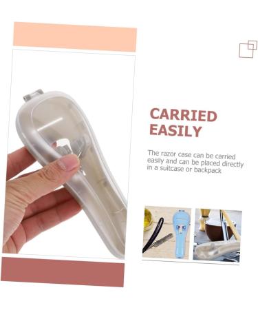 Beavorty 4-Piece Razor Storage Box for Men | Durable Travel Case & Holder for Safe Razor Storage - Buy Online on GoSupps.com