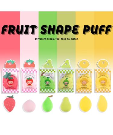 Buy Beauty Egg Face Powder Sponge - Soft Makeup Blenders in Fruit Shapes | International Shipping Available - Buy Online on GoSupps.com