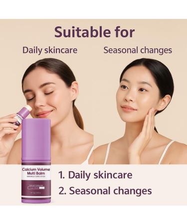 2PCS Calcium Volume Multi Balm Multi-Action Moisturizer Stick Stick Gentle Formula Improves Fine Lines Dark Circles Moisturizing Firming Eye Area Skincare - Buy Online on GoSupps.com