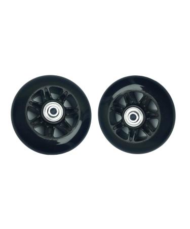 YongXuan Mute Wear-Resistant Luggage Suitcase Replacement Wheels Kit Inline Outdoor Skate Replacement Wheels (90mm x 24mm)