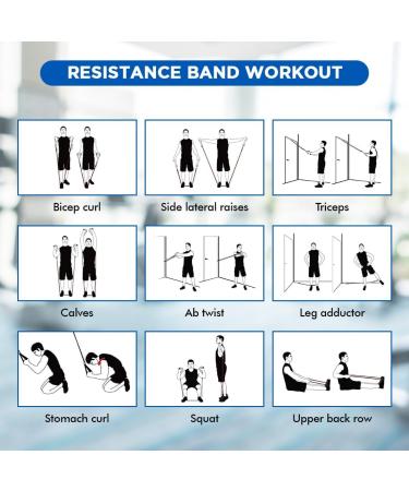 Endless EL1043 Toning Tubes Set of 5 - Multi Color Resistance Bands with Door Anchor & Carry Bag | Natural Latex | Gym Equipment for Men & Women - Buy Online on GoSupps.com