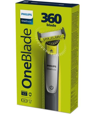 Philips OneBlade 360 Face & Body Wet & Dry Trim Edge & Shave with the 5-in-1 Adjustable Comb and Body Comb QP2834/20 OneBlade Face & Body - Buy Online on GoSupps.com