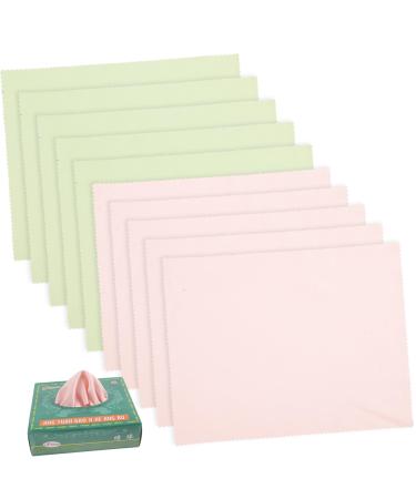 100Pcs Lens Cloth Glasses Small Cleaning Cloths polishing Cloths Camera Glass Cleaning Cloth Brushed Fabric Lens Wipes Glasses Screen Wipe Cloth