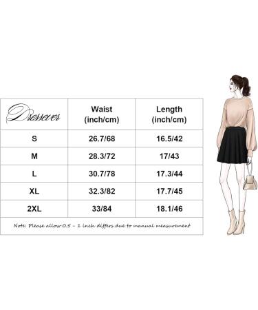 Dressever Women's Mini A-Line Tennis Skirt - Casual High Waist Stretchy Dance Skirt in Red | Versatile Style for Every Occasion - Buy Online on GoSupps.com