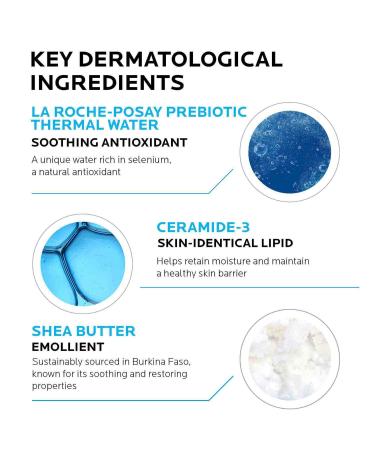 La Roche-Posay Lipikar Triple Repair Body Cream - Shea Butter & Niacinamide Lotion for Dry Skin - 13.52 Fl Oz - Buy Online on GoSupps.com