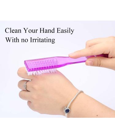 Wolfbeam Long Brush Nail Clean Brush Set - 4 Pieces for Bath and Body - Buy Online on GoSupps.com