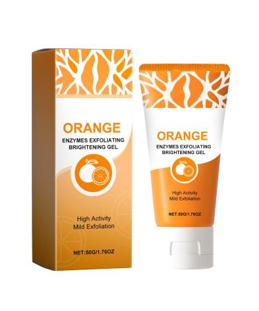 Orange Body Scrubs Orange Sweet Scrubs Orange Moisturizing Scrubs Gel Scrub for Face Body Skin Orange Peeling Gel Deep Cleansing Moisturizing Skin Orange Gel for All Types Skin