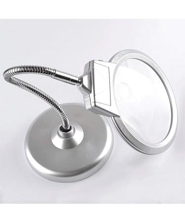 High Magnification Desktop Glass with Lamp 10 Times HD LED Light 20 Times Old Man Reading Magnifier Good Times - Buy Online on GoSupps.com