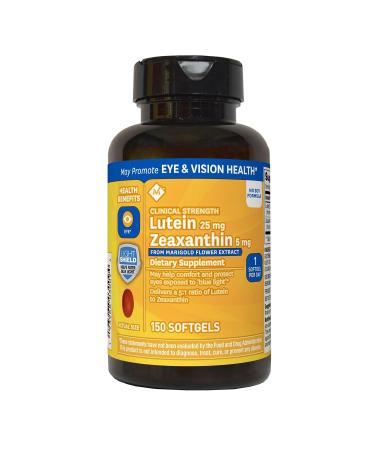 Members Mark Lutein 25mg Zeaxanthin 5mg (150 Count)