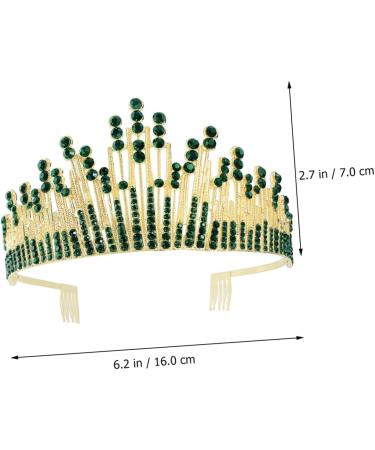 FRCOLOR 1pc Full Color Crown Beautiful Hair Comb Chic Headdress Bride Hair Decor Crystal Hair Decor Beautiful Hairband Comb Hair Decor Comb Hair Comb Accessory Chic Female Headdress - Buy Online on GoSupps.com