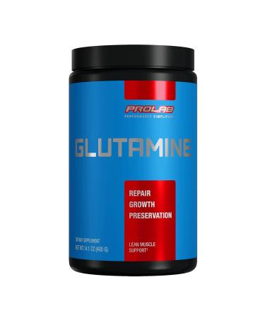 ProLab Glutamine Powder 400g Pure L-Glutamine Supplement for Muscle Recovery Endurance & Immune Support Unflavored Post-Workout Recovery Amino Acid Powder (80 Servings)