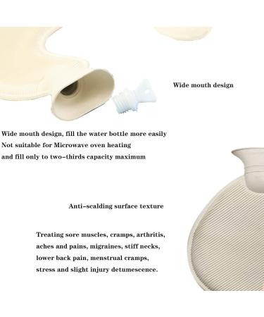 1L Rubber Heat Bottle with Soft Waist Cover Neck & Shouldered Pain Relief Gift for Women Mothers & Fathers - Buy Online on GoSupps.com