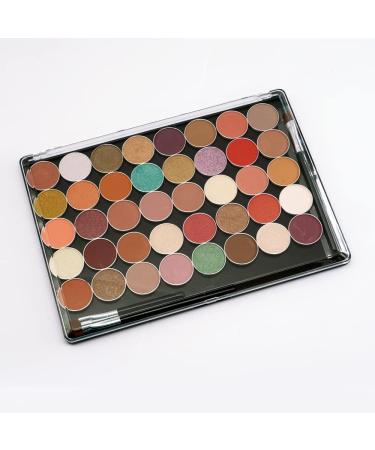 XL Large Magnetic Makeup Eyeshadow Palette - DIY Blush & Eyeshadow with Clear Cover & 20 Adhesive Stickers - International Shipping Available - Buy Online on GoSupps.com