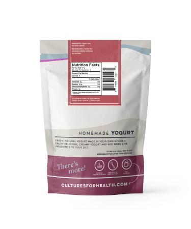 Cultures For Health Piima Yogurt Starter Culture - Homemade Creamy Probiotic-Rich Yogurt | Gluten-Free, Non-GMO | Create in 2 Days - Buy Online on GoSupps.com