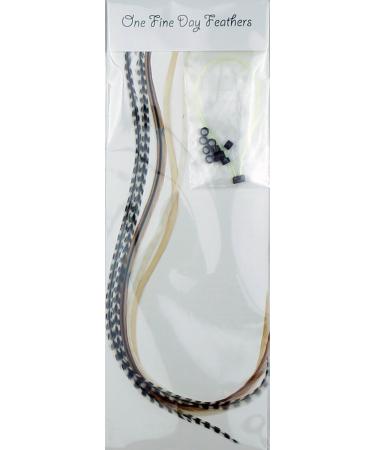 Real Feather Hair Extensions - One Fine Day Feathers (Pack of 5) - Buy Online on GoSupps.com