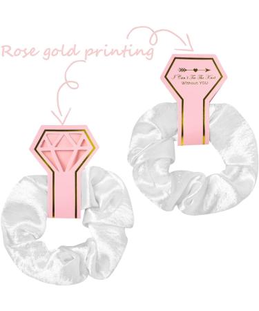 12 Pack Compact Pocket Makeup Mirrors with Bride, Maid of Honor, Bridesmaid Designs + Bachelorette Party Hair Ties - Silver - Buy Online on GoSupps.com