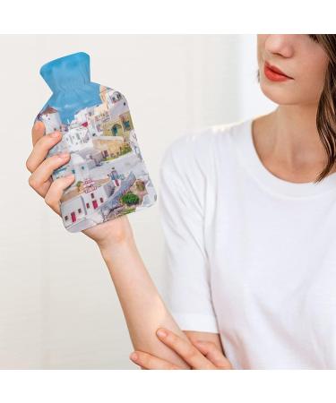 Buy Santorini Island Rubber Hot Water Bottle | Pain Relief & Comfort | International Shipping - Buy Online on GoSupps.com