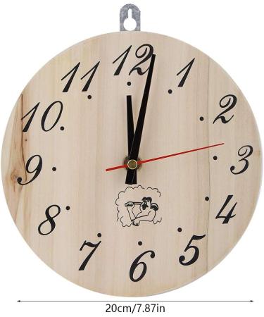 XIASABA Sauna Clock - 8 Inch Decorative Timer for Sauna Accessories | Home & Gym Decor - Buy Online on GoSupps.com