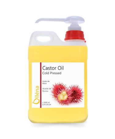 Castor oil 100% in cold pressed |Bearding beard growth |Collagen production skin care |Hair care hair growth fighting dandruff |Vegan 5000 ml pure castor oil 5 l (1 Pack)