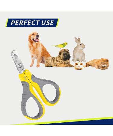 Professional Wepet Claw Scissors for Pets | Safe & Spicy Gray/Bumblebee Yellow | Ideal for Cats Dogs Kittens & Small Animals - Buy Online on GoSupps.com