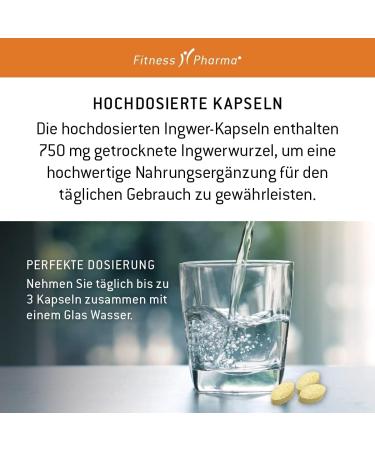 Buy Fitness Pharmaceutical Ginger Tablets | 300 Pieces | 750 mg Per Tablet | Boost Immune System Digestion & Metabolism | Aids Weight Loss - Buy Online on GoSupps.com