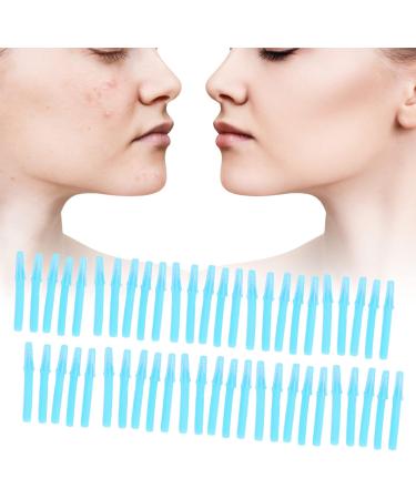 50 X Disposable Acne Needles Blackhead & Blemish Removal Tool Pimple Remover Face Cleanser Tool Serrated Needles S Size - Buy Online on GoSupps.com